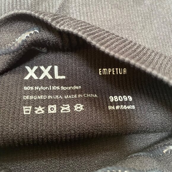 Shapermint Empetua All Day Every Day High-Waisted Shaper Thong Black 2XL 98099 - Picture 5 of 6